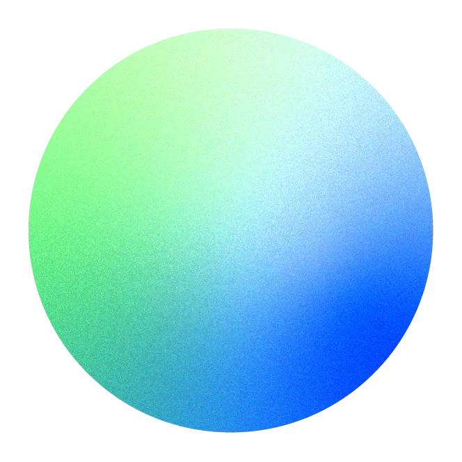 green blue disc