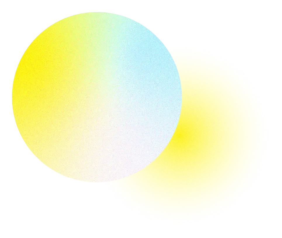 yellow blue disc yellow dot